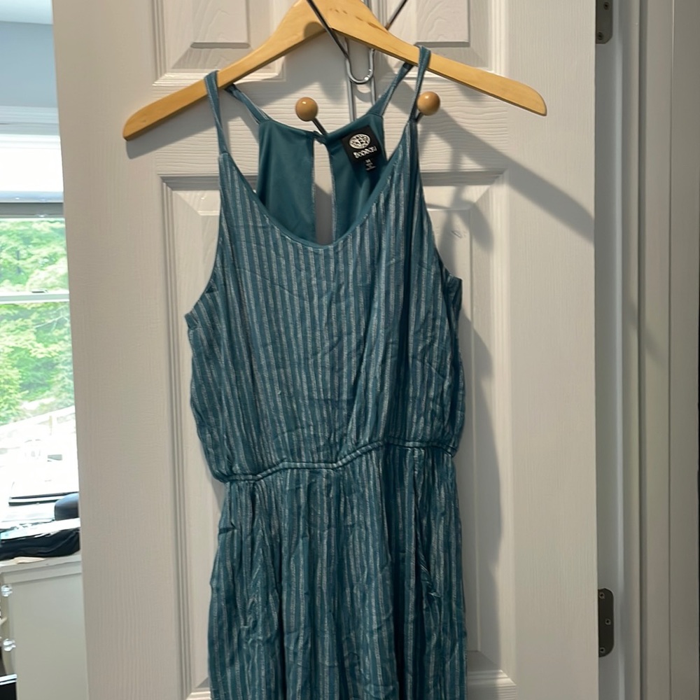 Cute blue summer jumpsuit (size m)